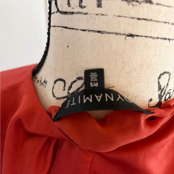 Dynamite Satin Tie Dress - Picture 5 of 6